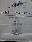 Rajah Rowing Team Indian Cuisine