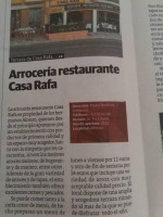 Arroceria Casa Rafa Port Saplaya