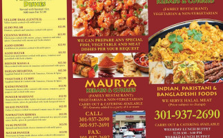 Maurya Kebabs Curries