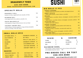 The Dragonfly Sushi Bar